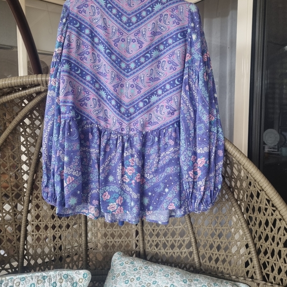 Spell And The Gypsy Kiss The Sky Long Sleeve Top Size Small - Picture 2 of 4